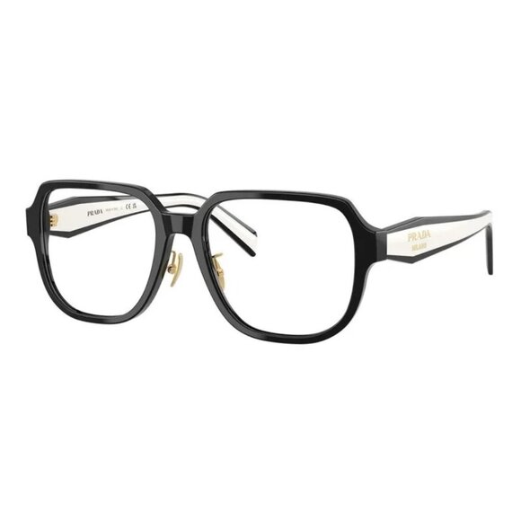 NEW PRADA PR B07VD 16K1O1 BLACK WOMEN EYEGLASSES PRADA PRB07VD 16K1O1 - Picture 1 of 3